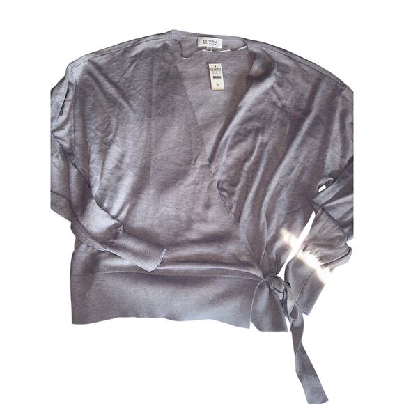 HAVEN WELL WITHIN/TALBOTS cross over sweater M - NEW - Picture 1 of 3